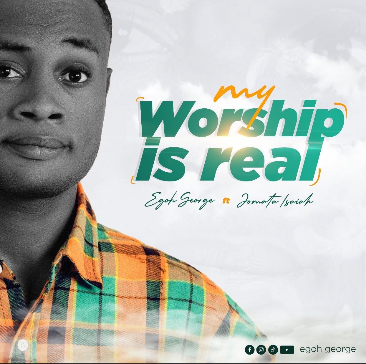 george my worship is real artwork